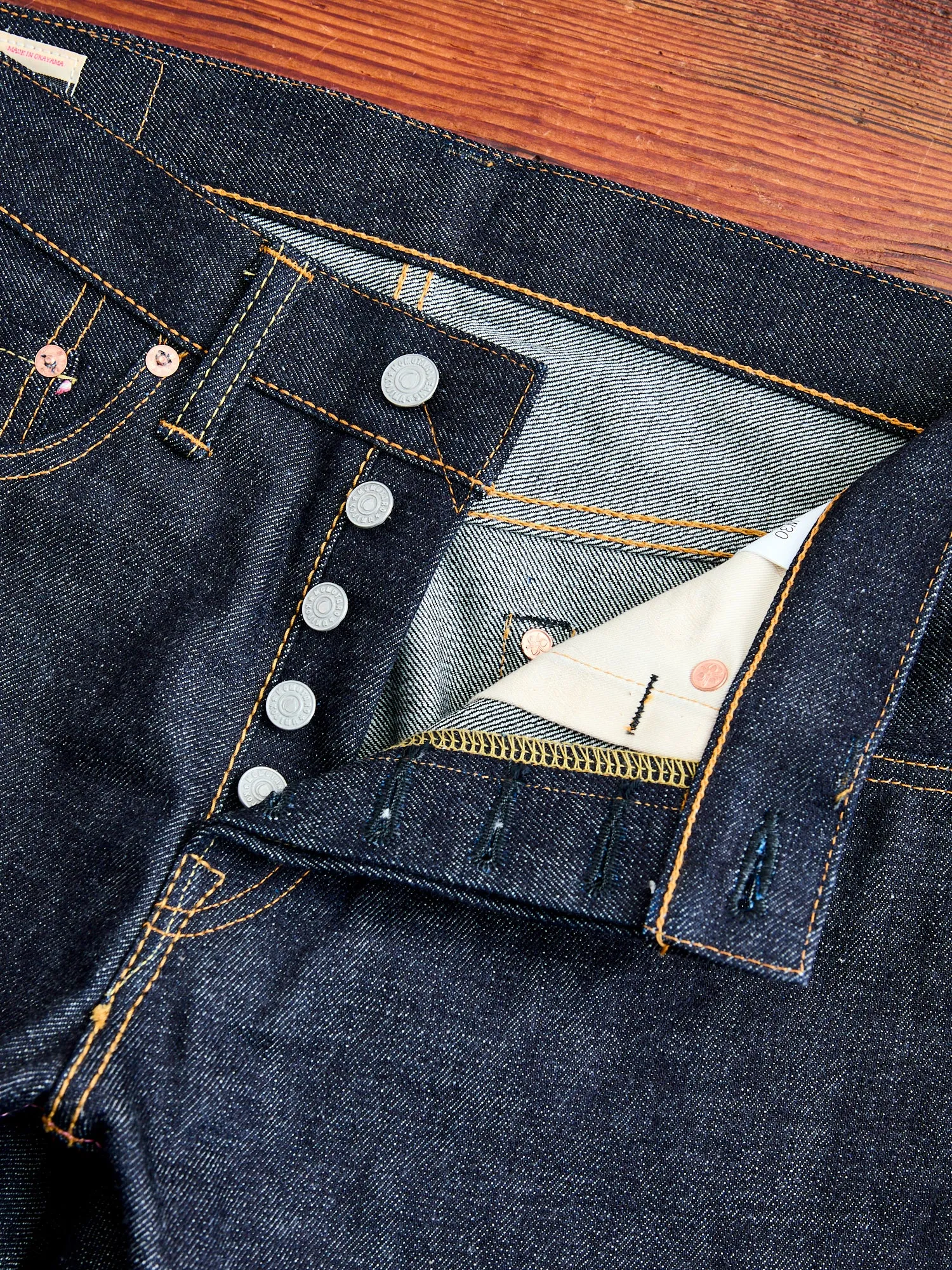 0405V 15.7oz Selvedge Denim - High Tapered Fit