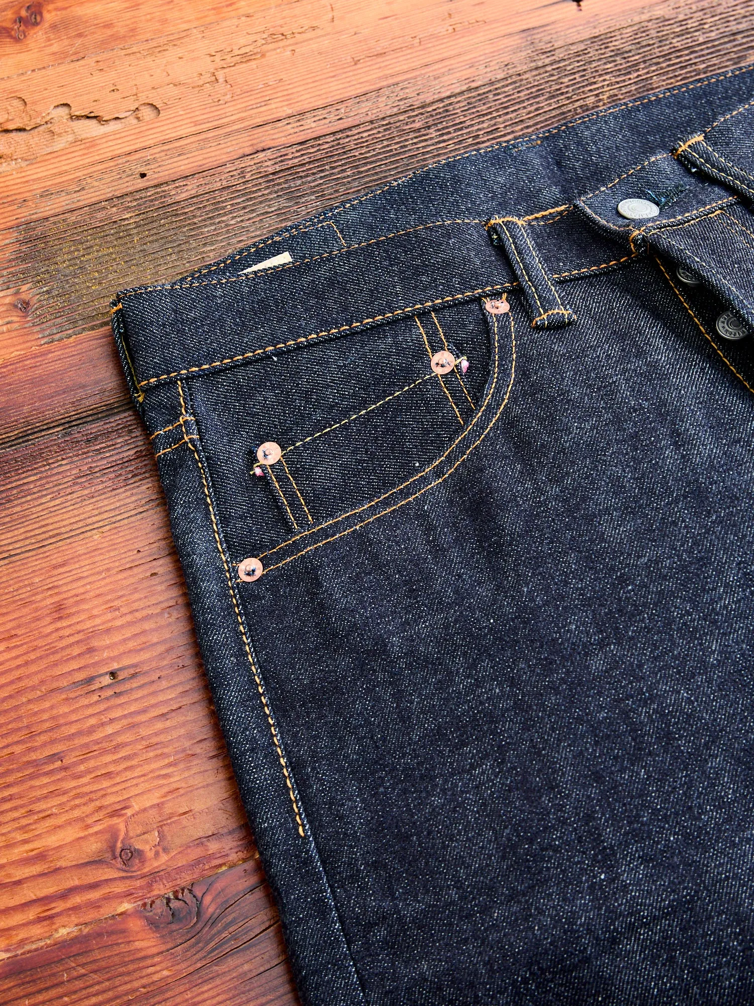 0405V 15.7oz Selvedge Denim - High Tapered Fit