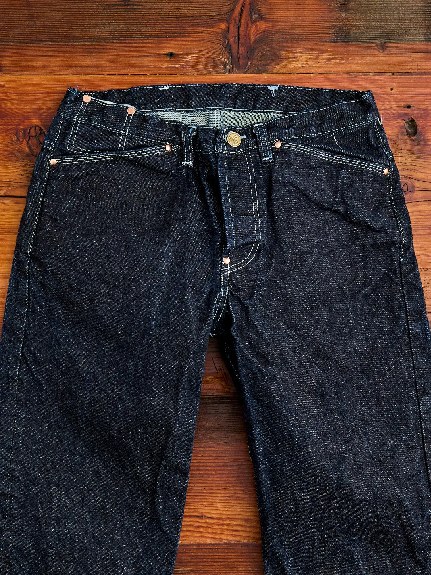 130 "Rinse One Wash" 16oz Selvedge Denim - High Rise Taper Fit