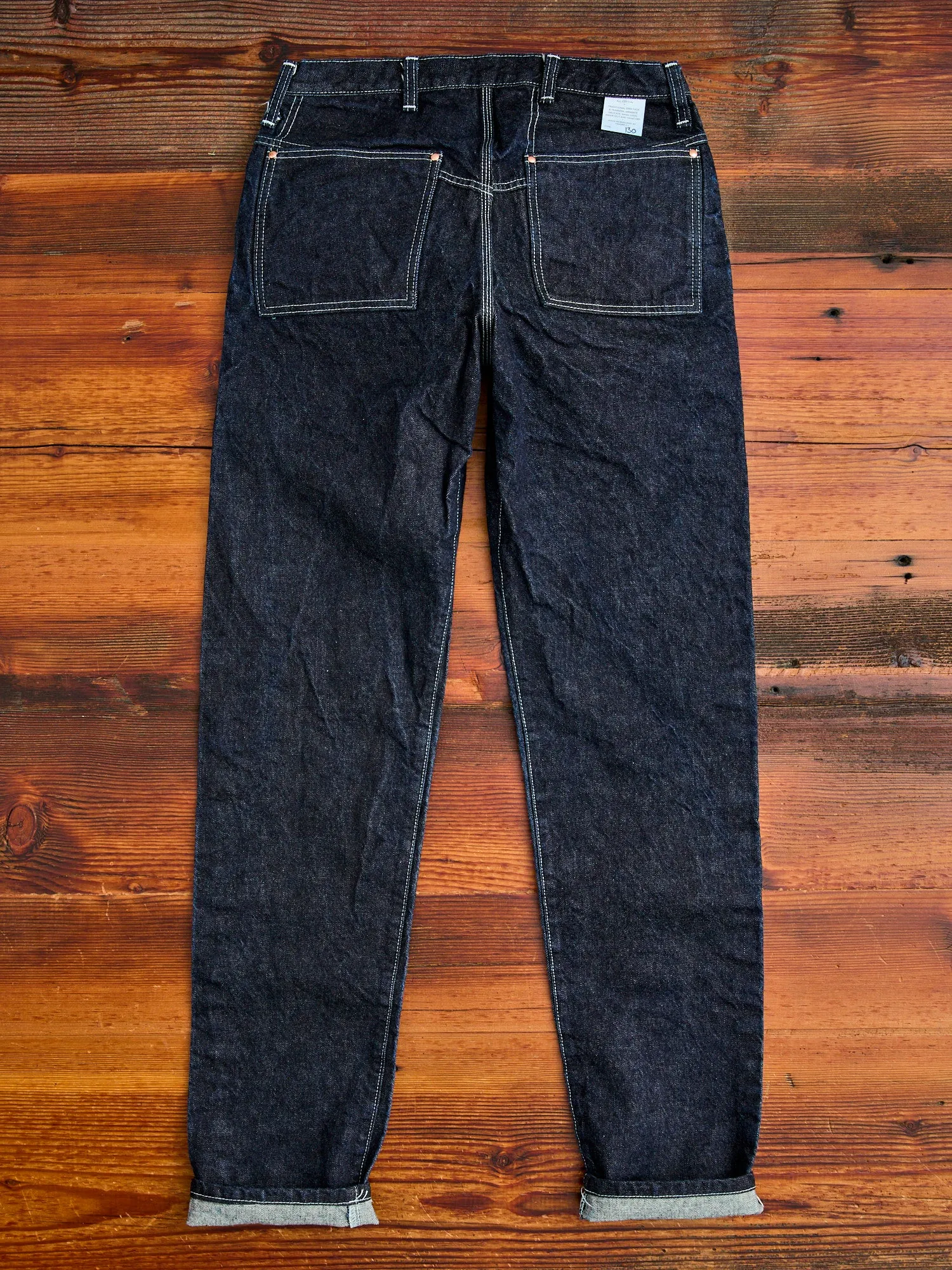 130 "Rinse One Wash" 16oz Selvedge Denim - High Rise Taper Fit