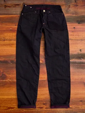 132 "Hadal Purple Overdye" 16oz Selvedge Denim - Wide Fit