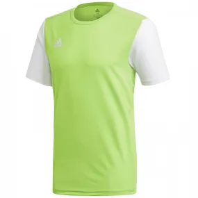 adidas Basic Neon Green White Workout Tshirt