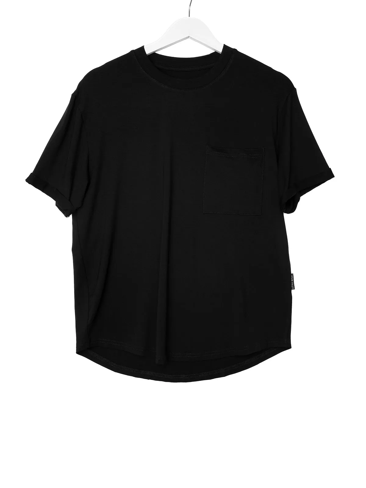 Adult Bamboo Pocket Tee - Black