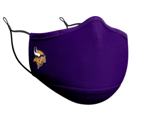 Adult Minnesota Vikings NFL Football New Era Team Colour On-Field Adjustable Face Covering