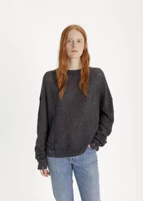 Aisha Alpaca Distressed Pullover