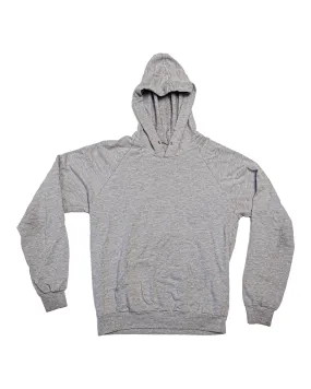 American Apparel Heather Grey Lightweight Hooded Sweatshirt