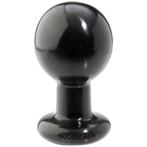 Ball Shape Anal Plug Large Black