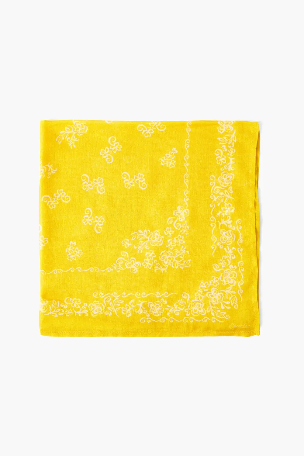 Bandana Lemon Hibiscus Floral