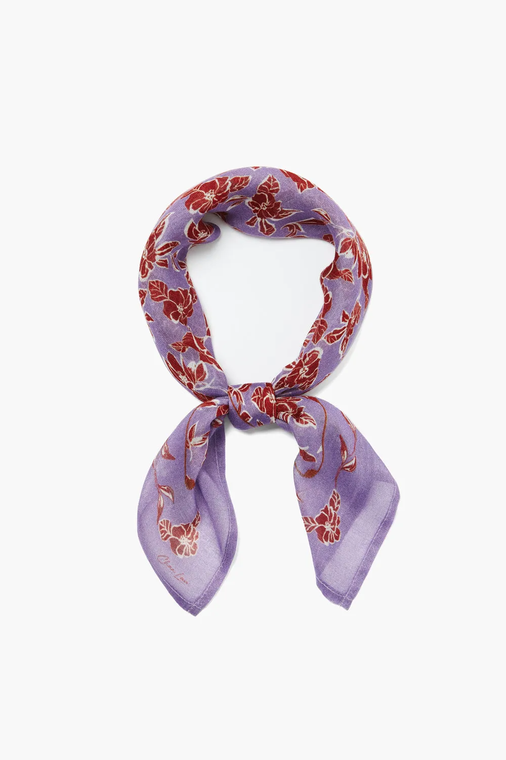 Bandana Violet Cassia Floral