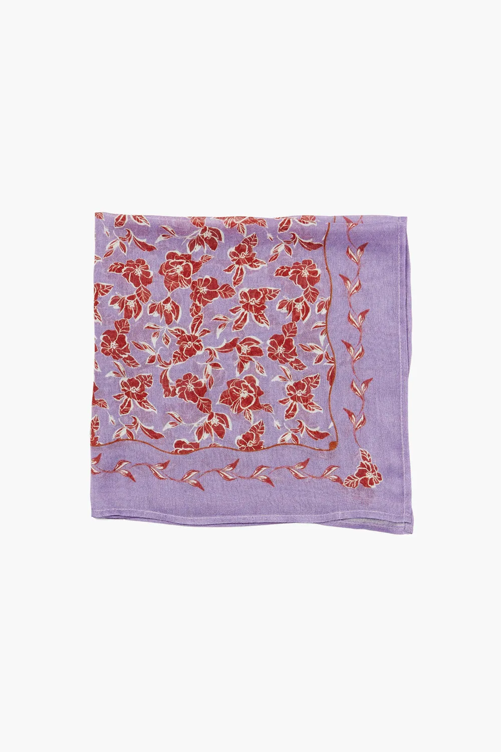 Bandana Violet Cassia Floral