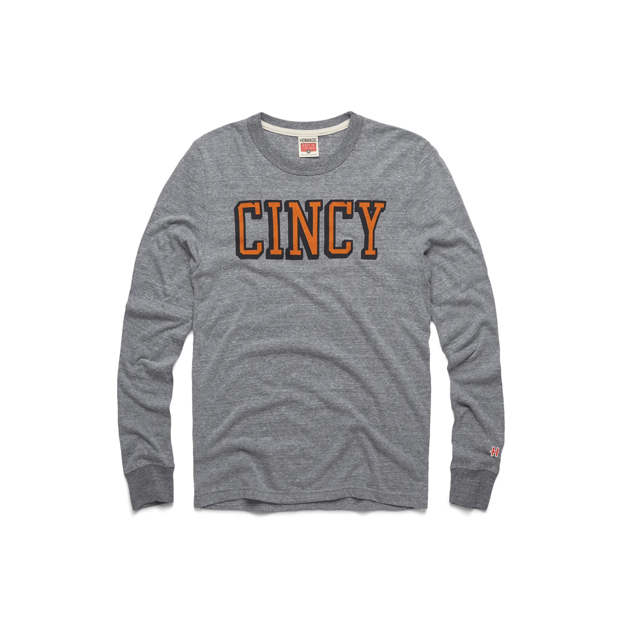 Block Cincy Long Sleeve Tee