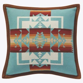 CHIEF JOSEPH PILLOW - AQUA