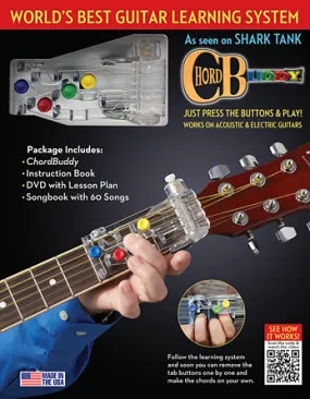 ChordBuddy USA Guitar Learning System with 60 Song Book