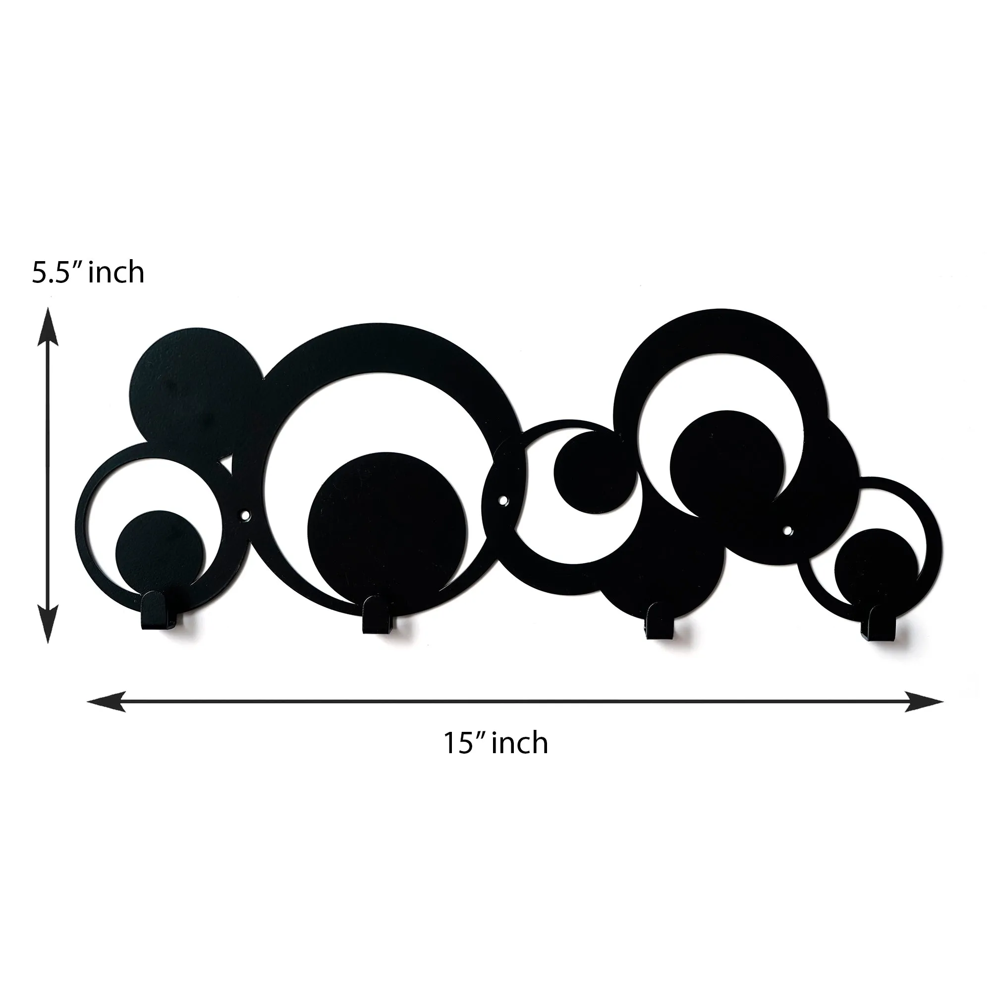 Circles Shape Metal Wall Hooks