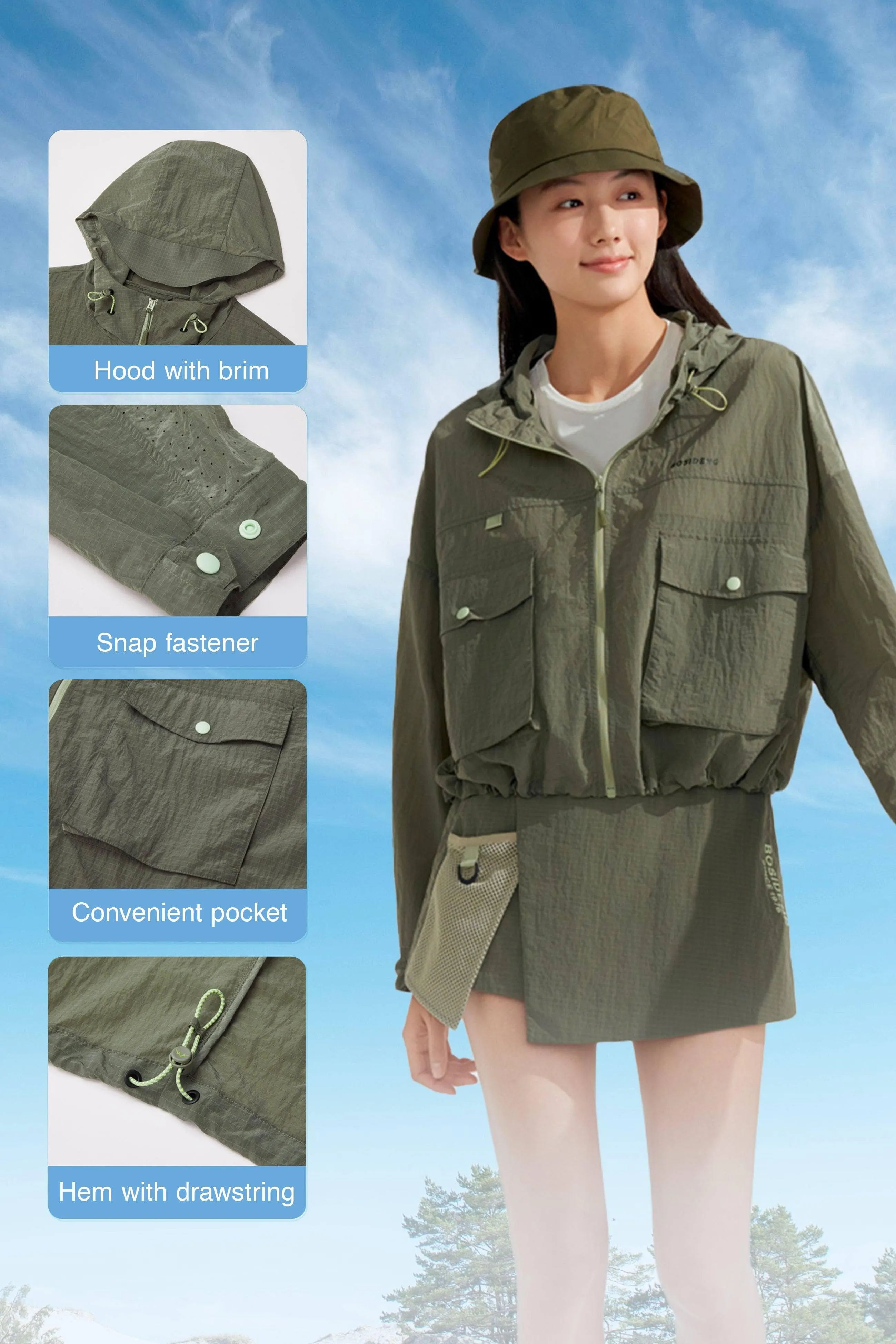 Cropped Combat Summer Jacket