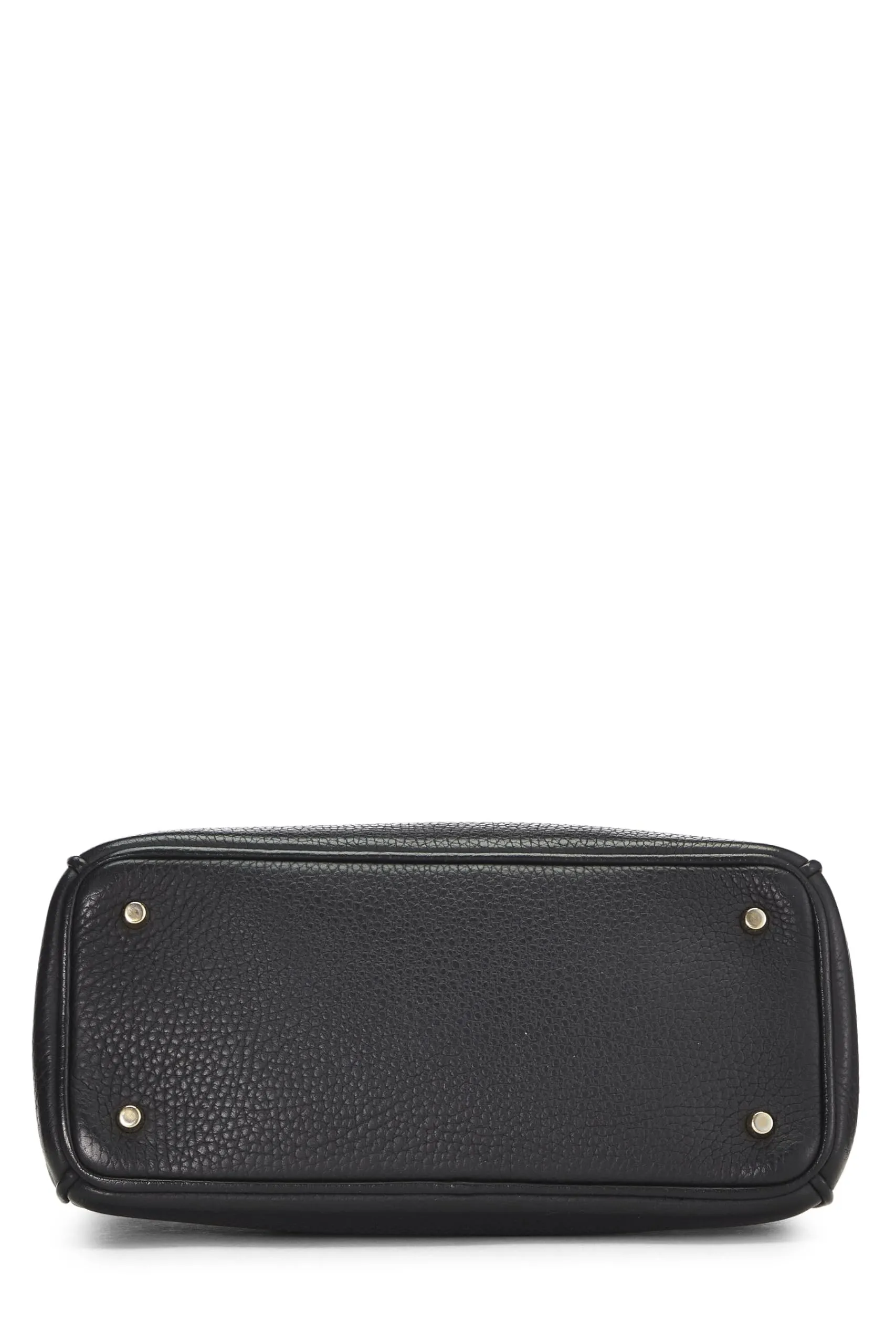 Dior,  Black Calfskin Diorissimo Handbag Mini, Black