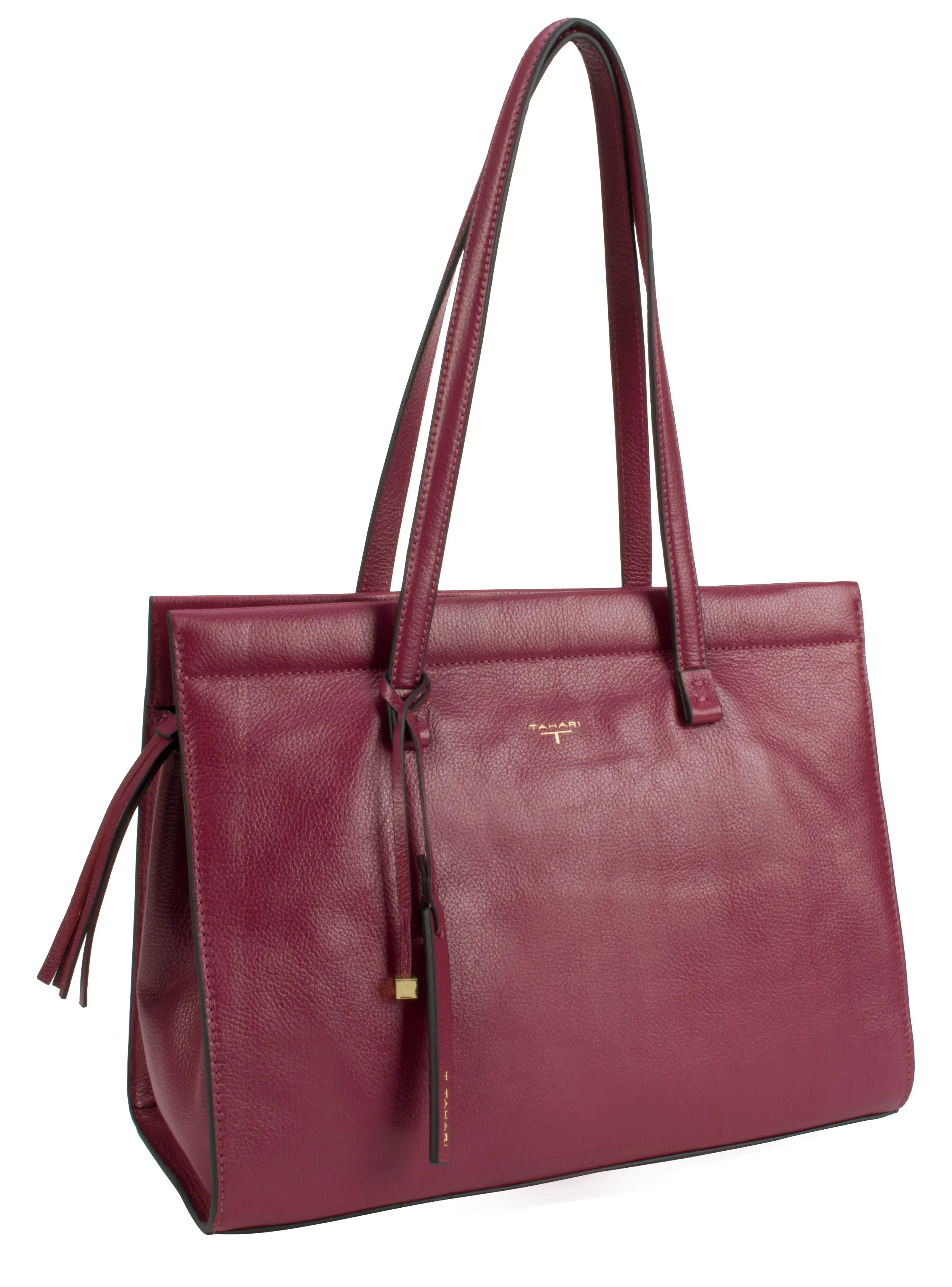 Elie Tahari Leather Tote Handbag