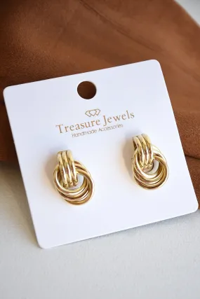 GOLD KNOCKER EARRINGS