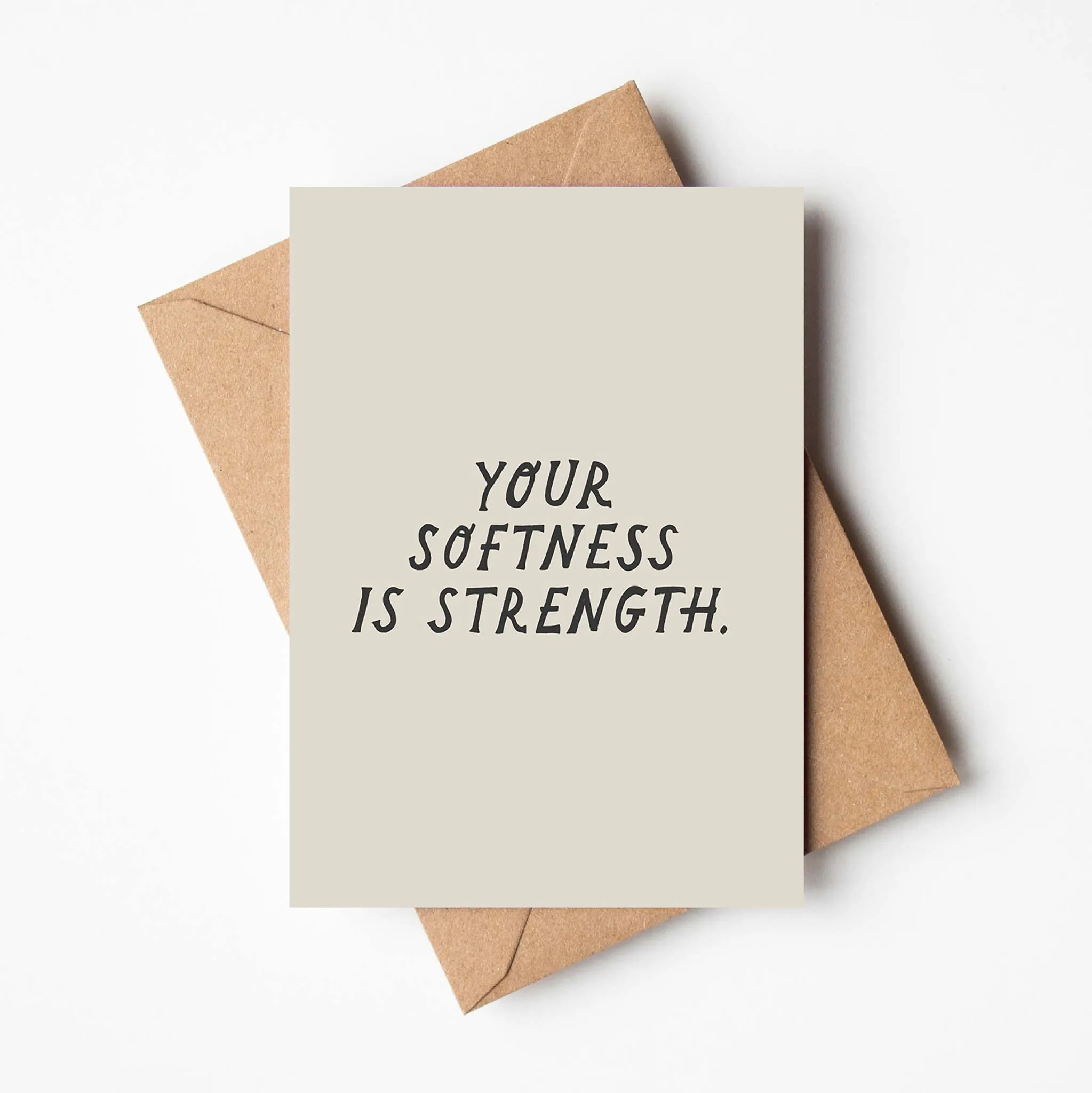 Lauren Marina 'Your Softness is Strength' Card