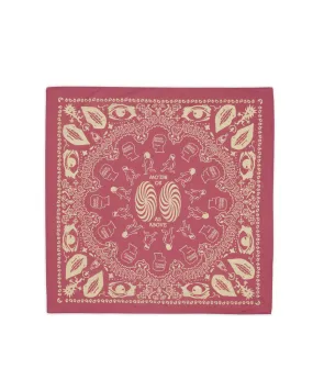 Logohead Paisley Bandana - Dusty Rose