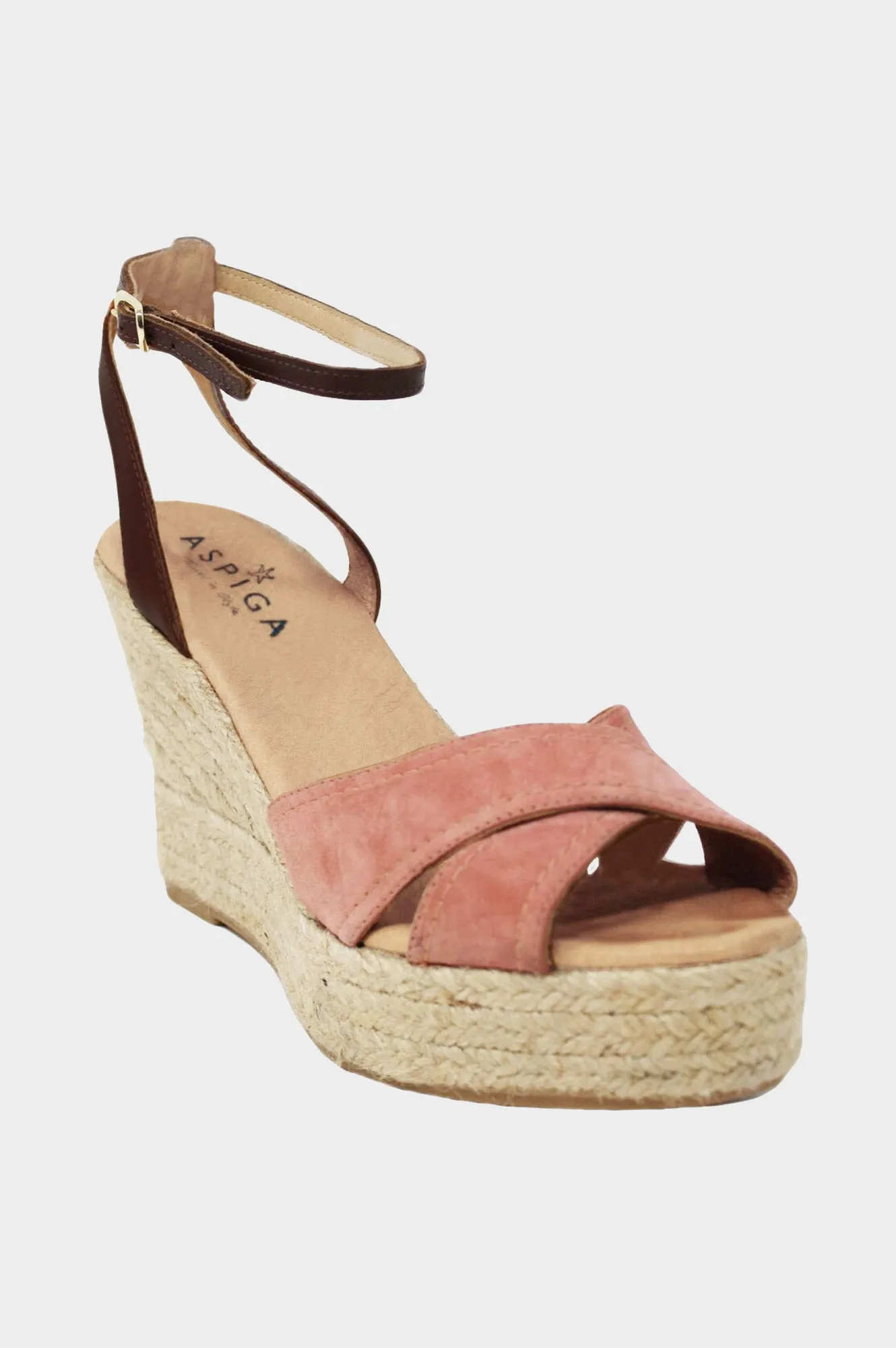 Nadia Platform Wedge | Dusty Pink