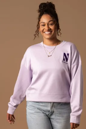 Northwestern Embroidered Supersoft Crew