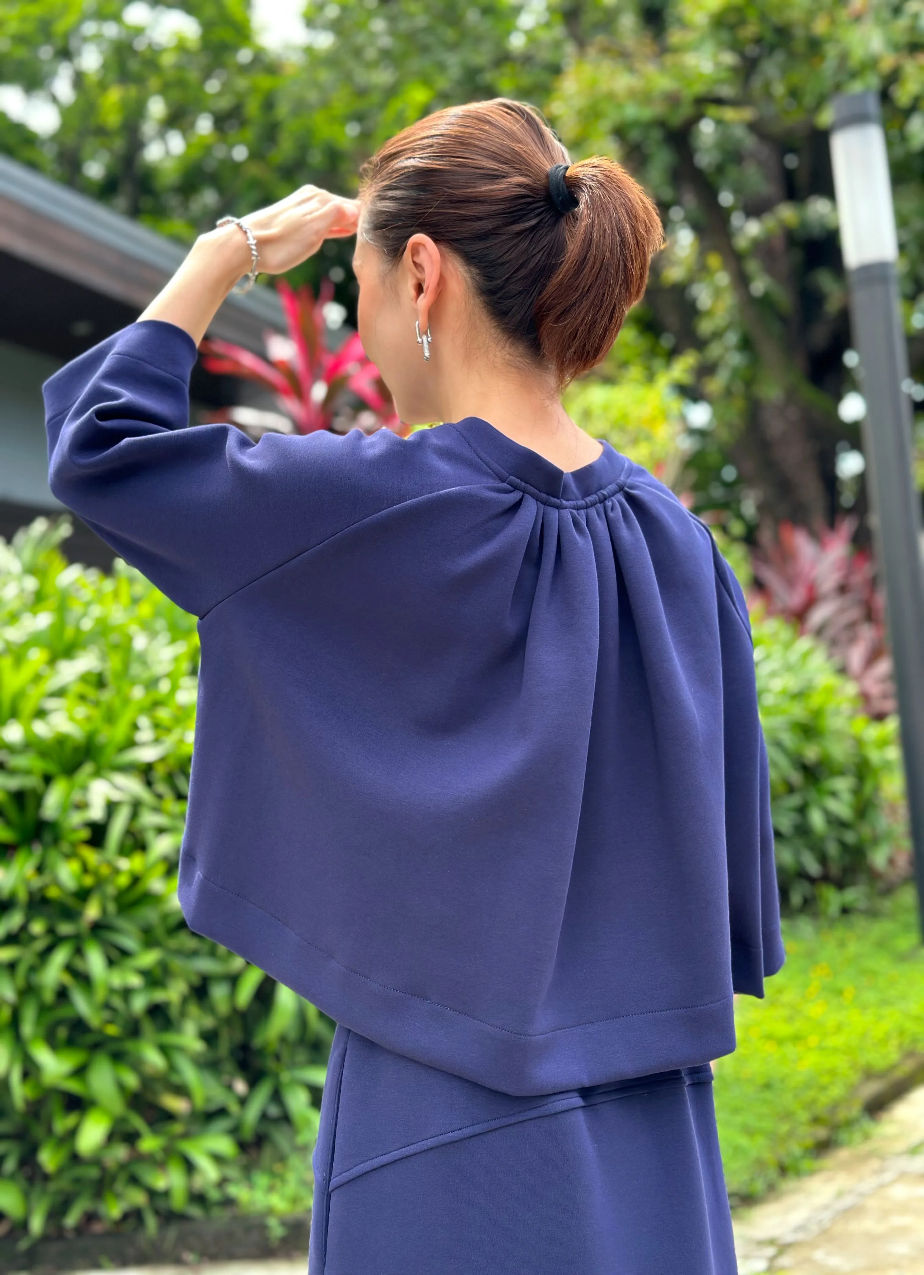 Olga Top in Navy