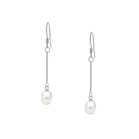 Pearl Adorned Tassels Earrings