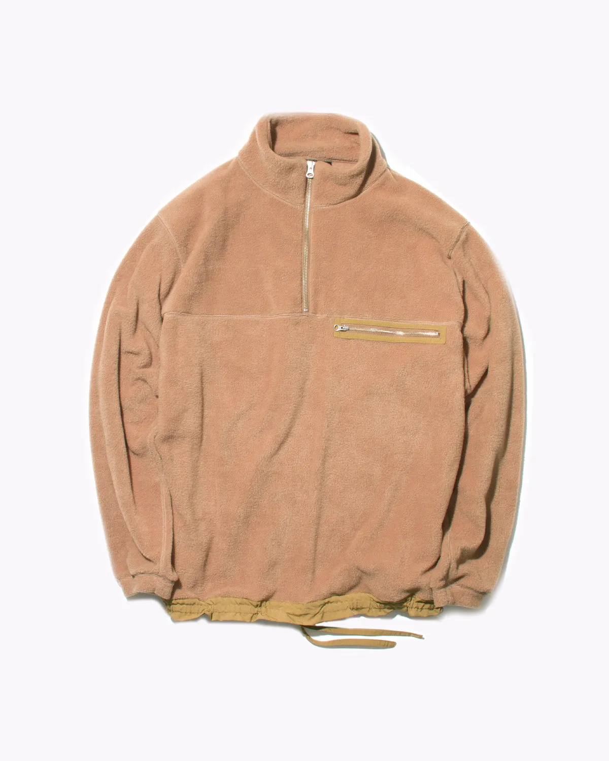 Polar Fleece Popover- Tan