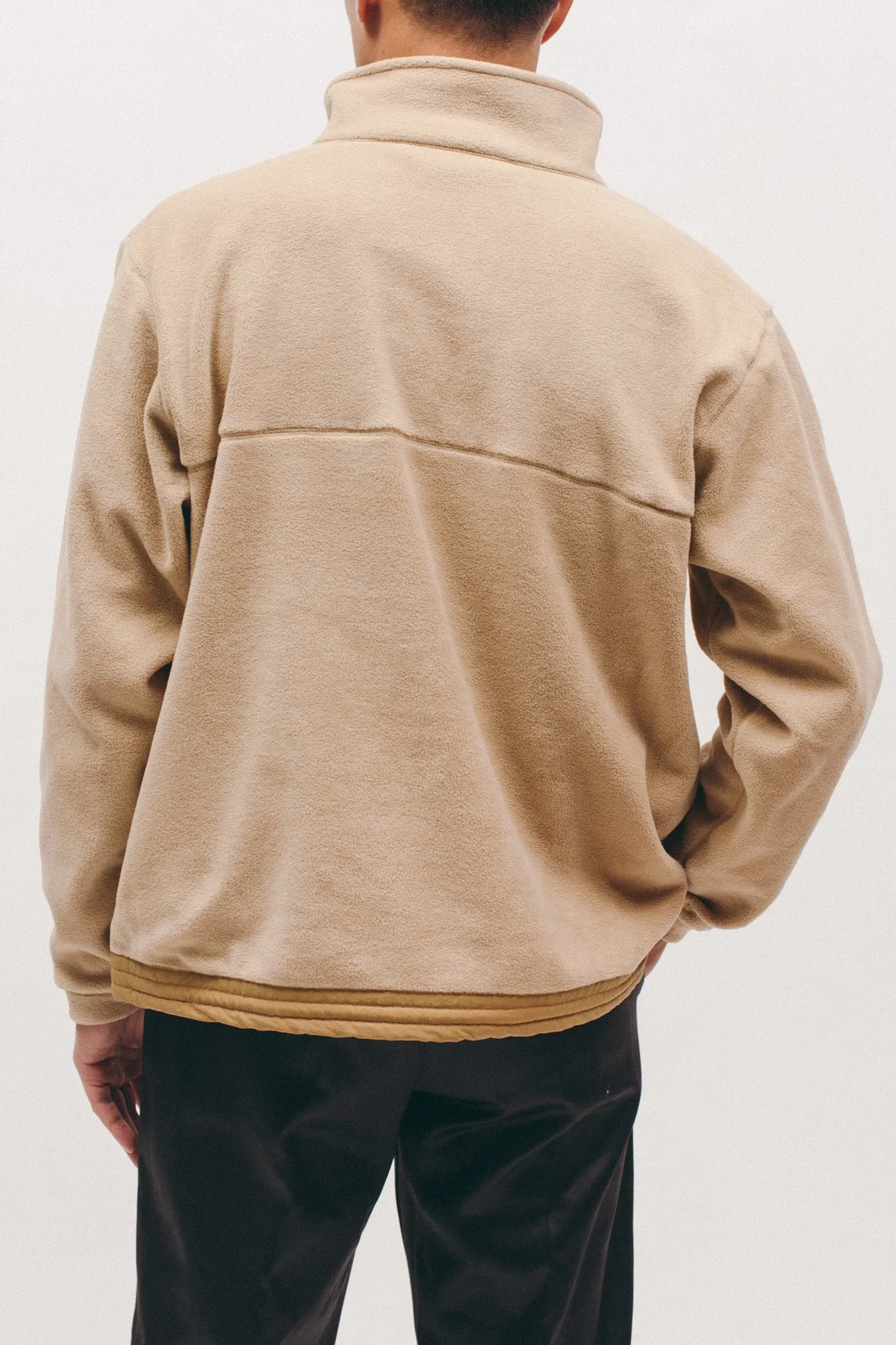 Polar Fleece Popover- Tan