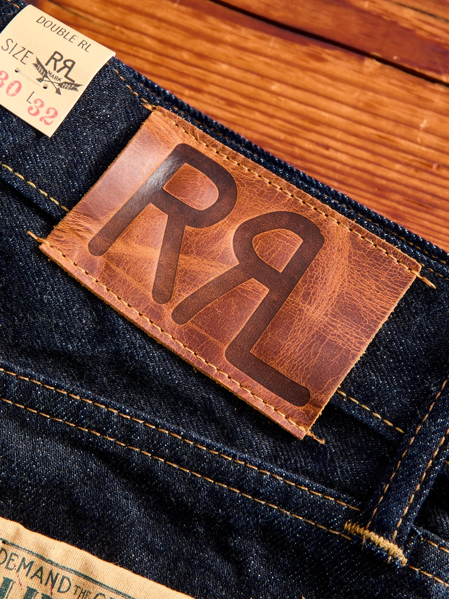 "East-West" 16oz Rinsed Selvedge Denim - High Slim Fit