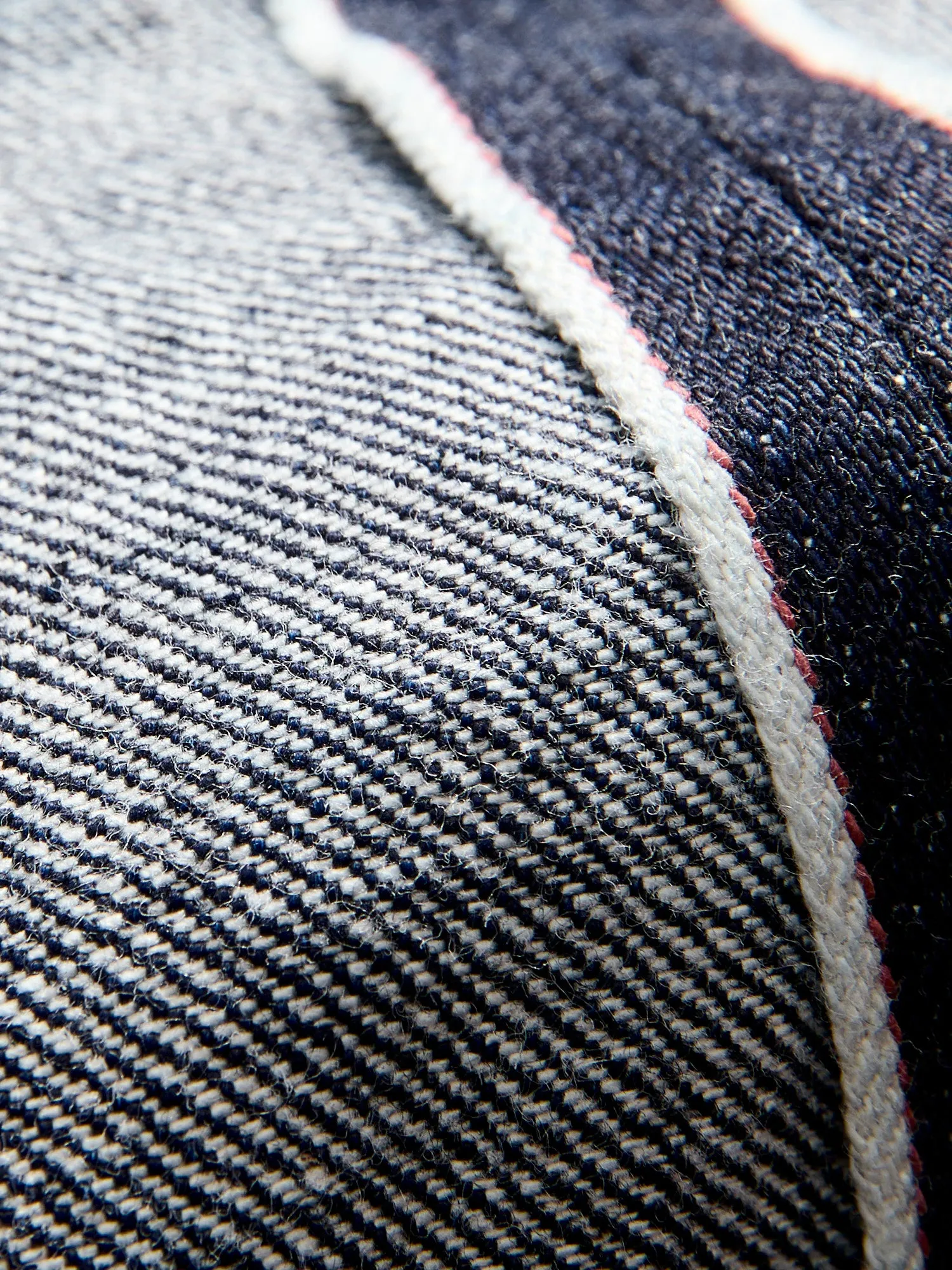 "East-West" 16oz Rinsed Selvedge Denim - High Slim Fit