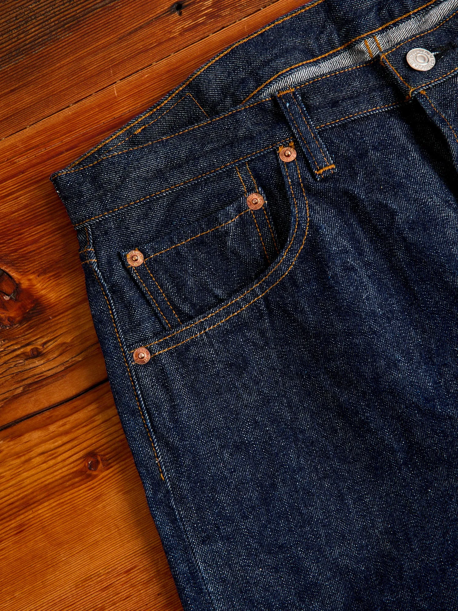 "Model 66" 14oz Selvedge Denim - Straight Fit