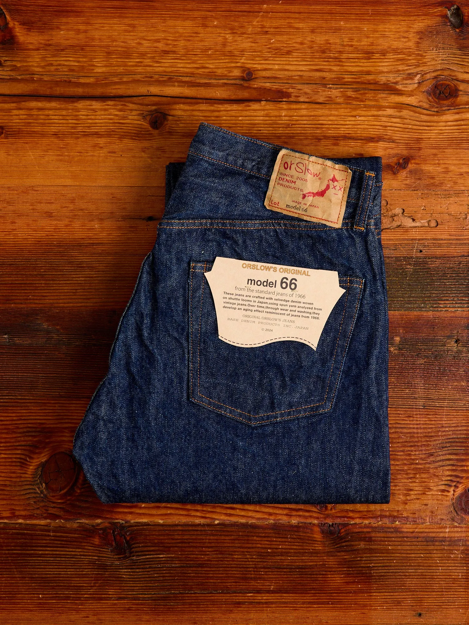 "Model 66" 14oz Selvedge Denim - Straight Fit