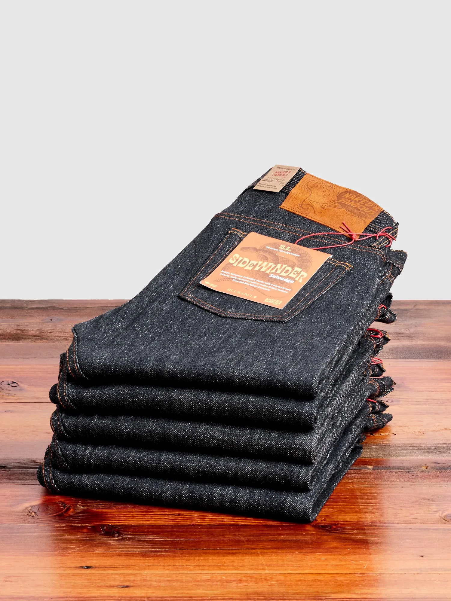 "Sidewinder" 15.5oz Slub Selvedge Denim - Weird Guy Fit