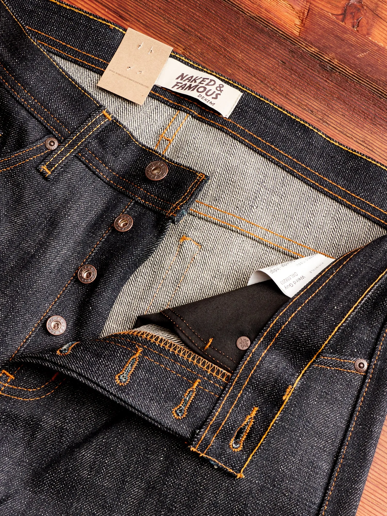 "Sidewinder" 15.5oz Slub Selvedge Denim - Weird Guy Fit