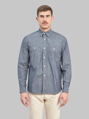 Seuvas Selvedge Indigo Chambray Work Shirt