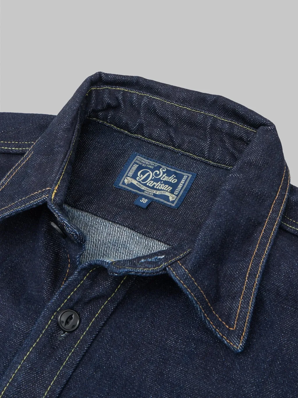 Studio D'Artisan D5335 14oz Denim Work Shirt