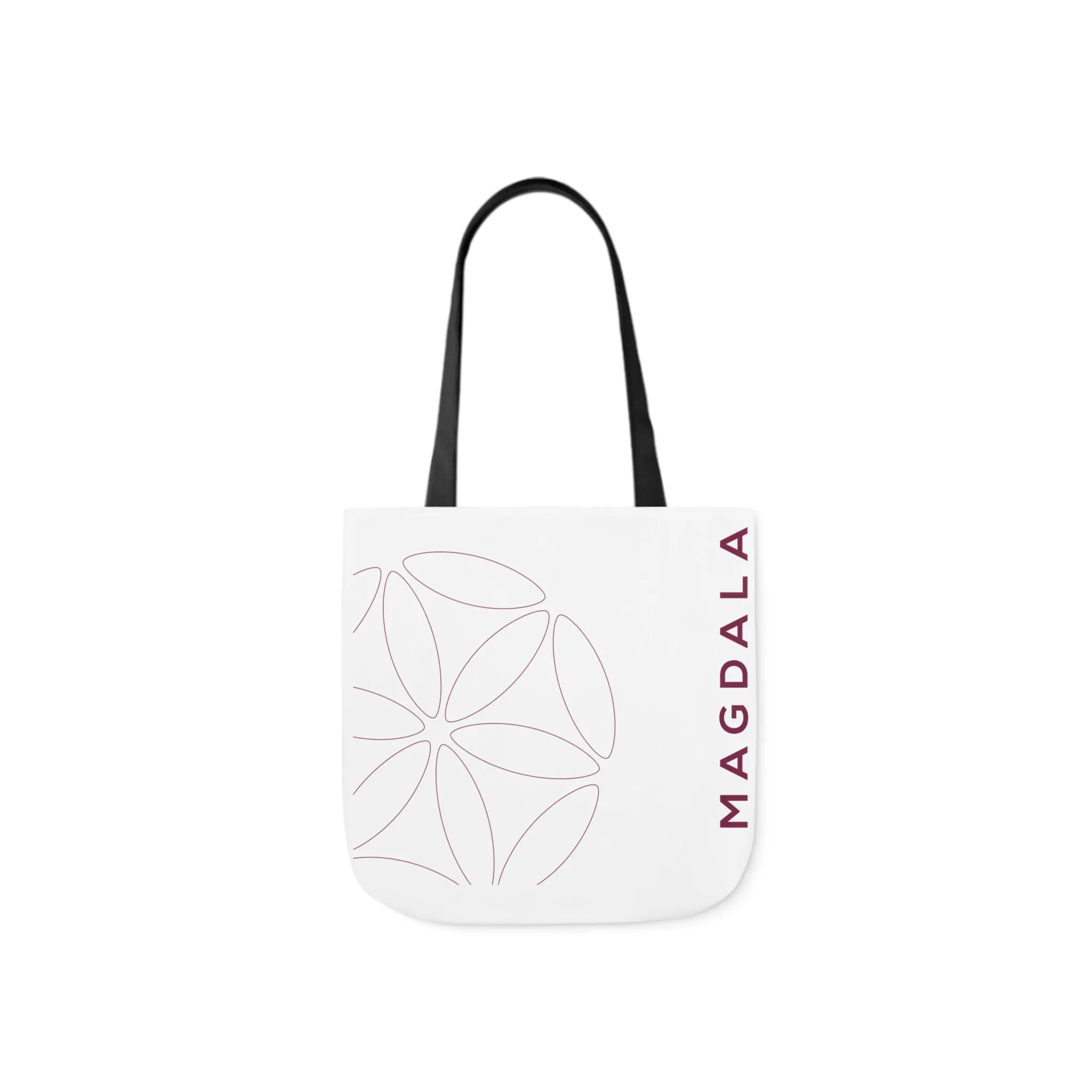 Tote Bag - Canvas Magdala Design - Colored Strap