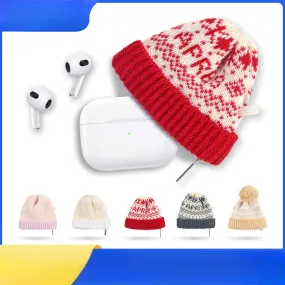 Wholesale  Apple AirPods Bluetooth Knitted Woolen Hat Headset Case